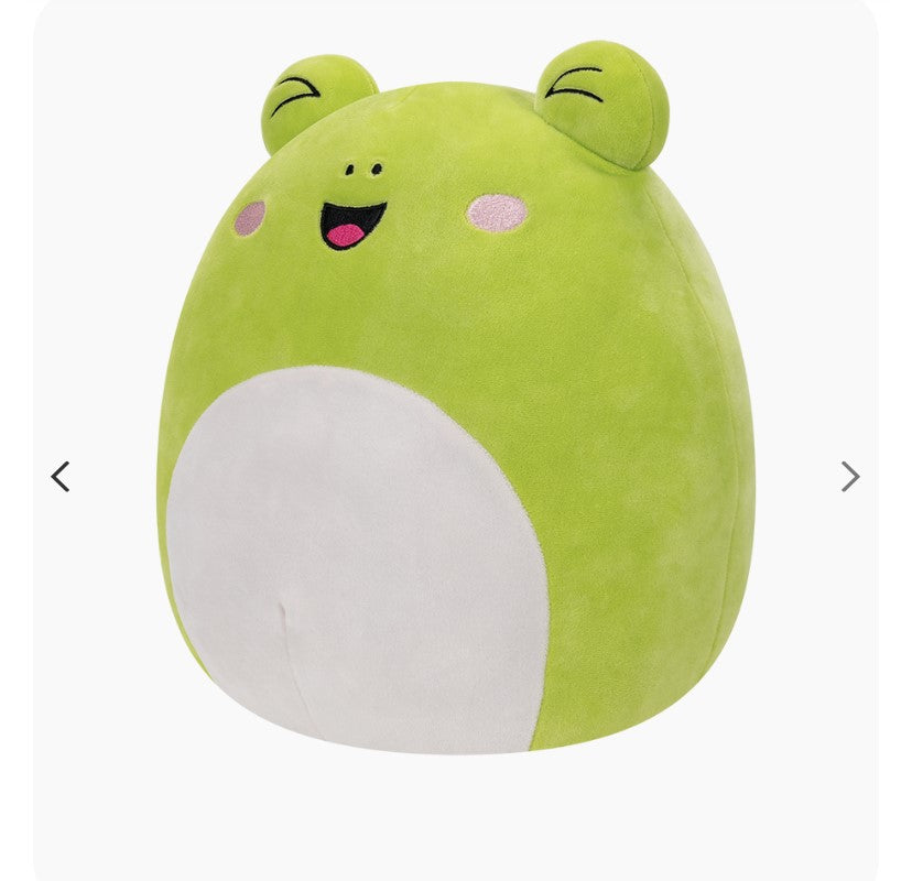 Squishmallows Wyatt the Green Laughing Frog 12 NWT Select Series